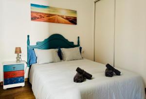 Postel nebo postele na pokoji v ubytování Apartamento Sol by Vulcano Homes