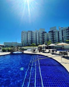 Swimmingpoolen hos eller tæt på Lagoa ECO TOWERS ao lado do parque