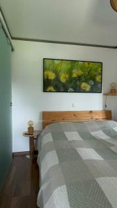 Posteľ alebo postele v izbe v ubytovaní Ferienwohnung im Thermenland