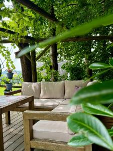 Vonkajšia záhrada v ubytovaní Ferienwohnung im Thermenland