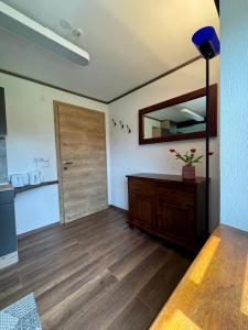 Kuchyňa alebo kuchynka v ubytovaní Ferienwohnung im Thermenland