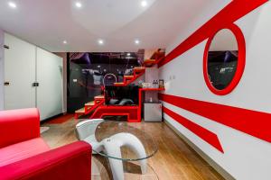 Ruang duduk di Happiness Romantic B&B