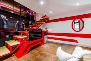 Ruang duduk di Happiness Romantic B&B