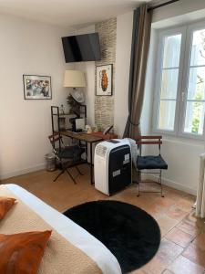 Un ou plusieurs lits dans un hébergement de l'établissement COUNTRY HOUSE La VILLAE