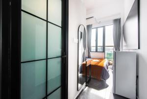 Posezení v ubytování WESU Apartment - Shenzhen Longhua Dalang Fashion Dalang Town Branch