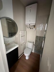 A bathroom at Le petit écureuil studio Hypercentre