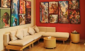 Posezení v ubytování MonMonBoutique Hotel