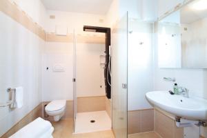Koupelna v ubytování Hotel Grohmann