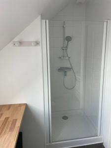 Koupelna v ubytování Ducey Appart'Hôtel - Les Rivières + 31 fotografií