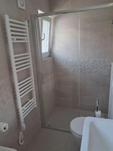 Koupelna v ubytování Apartman Port East