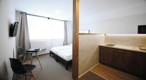 Sjónvarps- og/eða afþreyingartæki á Hotel Lesní Chata
