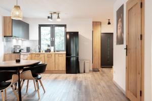 Η κουζίνα ή μικρή κουζίνα στο Cilantro Apartments