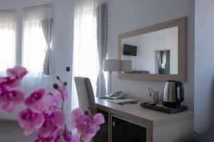 Garni Hotel Biser客房内的一张或多张床位