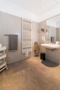 Koupelna v ubytování Ferienwohnung 1 (barrierefrei), Hoddersdiek 1