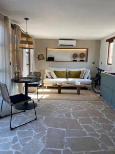 Ruang duduk di Finca El Olivar