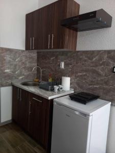 Una cocina o cocineta en Apartmani DB na Limu, Prijepolje