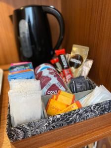 a bunch of different types of food on a table at Hansom House in Hinckley +18 photos