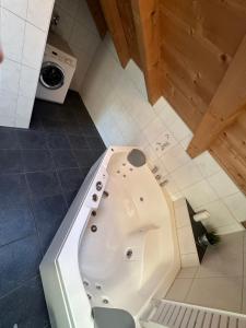 Koupelna v ubytování Ferienwohnung Klou