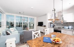 Η κουζίνα ή μικρή κουζίνα στο Kleine Insel