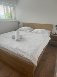 Katil atau katil-katil dalam bilik di Apartmán Lesná 2, Bojnice
