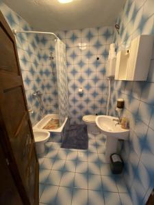 Koupelna v ubytování Studio apartman i sobe SIDRO