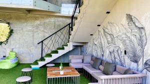 Istumisnurk majutusasutuses EleMYNT LifeStyle Hotel