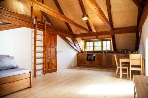 Η κουζίνα ή μικρή κουζίνα στο Apartmány Temechov