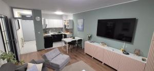 Kuchyň nebo kuchyňský kout v ubytování Studio APARTMAN 404-401