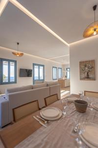 Posezení v ubytování Apaggio luxury villa + 37 fotografií
