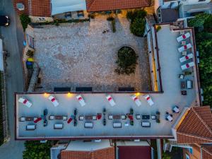 Letecký snímek ubytování Guesthouse Kod Spavalice