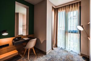 Posezení v ubytování B1 Downtown Hotel