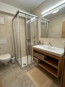 Ένα μπάνιο στο Apartment Eberharter