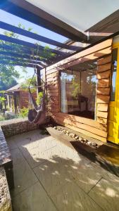 Zahrada ubytování Casa Florestal - Nature Cabins + 17 fotografií