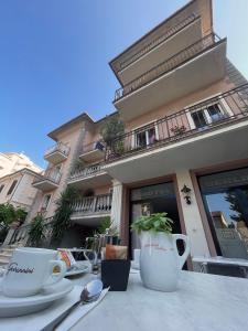 Balkón nebo terasa v ubytování Hotel Berlino