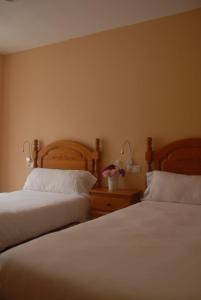 Postel nebo postele na pokoji v ubytování Hotel Flor de Sal