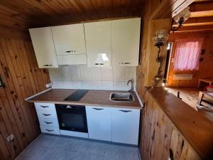 Eldhús eða eldhúskrókur á Chalet Hill Zabljak