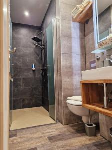 Koupelna v ubytování Apartmenthaus Wertheim