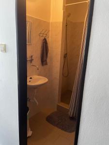 Kúpeľňa v ubytovaní Penzion Stavař