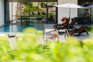 Bazén v ubytování Monza Dolomites Hotel nebo v jeho okolí