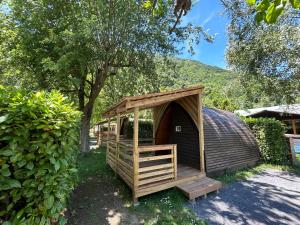 Zahrada ubytování Camping Happy Pyrénées