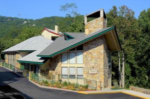 a building with a chimney on top of it at Laurel Point Resort in Gatlinburg