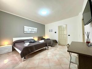 Postel nebo postele na pokoji v ubytování B&B Blue