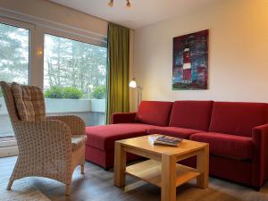 Posezení v ubytování Meeresrauschen 16, Olhörnweg