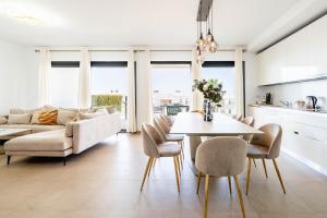 Posezení v ubytování Design Wohnung mit viel Luxus