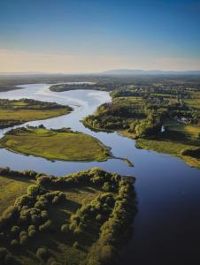 Landskap nær luksusteltet