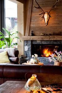 A seating area at Boutique-Hôtel Chez Jan