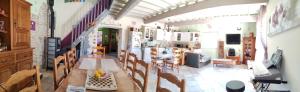 Χώρος καθιστικού στο Maison campagnarde