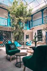 Prostor za sedenje u objektu Way Kap Hostel Cusco