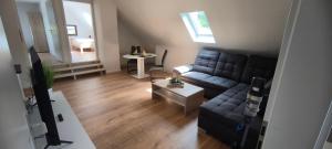 Χώρος καθιστικού στο Diemeltal Lodge Appartement II