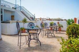Balkón nebo terasa v ubytování Riad Fes EL KAID